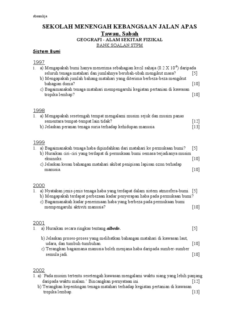 Bank Stpm Pdf