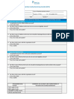 TSFP Monitoring Checklist