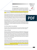 Module - 8A: 29.4.2 Traditional Methods of Water Treatment