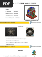 Design of 6 - Cylinder Radial Engine: Group-1