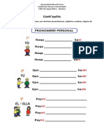 5 - Ficha de Trabajo Pronombres Personales