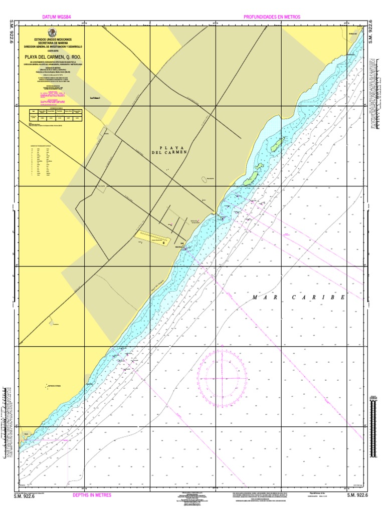 Carta Nautica | PDF | Navegación | Transporte de agua