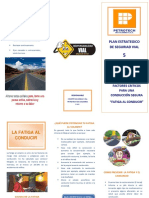 Folleto 5 - Fatiga Al Conducir - Seguridad Vial Petrotech