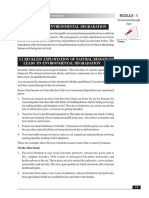 3.1 Concept of Environmental Degradation: Module - 1