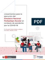 Lineamientos I Simulacro Nacional Multipeligro