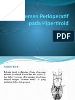 Tugas Manajemen Perioperatif Pada Hipertiroid
