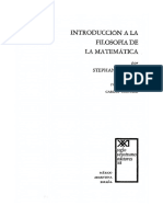 Korner Stephan - Introduccion A La Filosofia de La Matematica