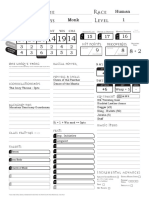 Name Class Race Level: Hit Points Recoveries