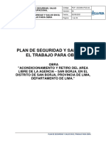 Plan de Seguridad y Salud en El Trabajo - San Borja