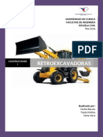Informe Retroexcavadoras PDF