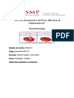 Hematofisiología: Grupos sanguíneos, hematocrito y sistema fibrinolítico