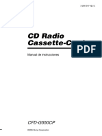 CD Radio Cassette-Corder: CFD-G550CP