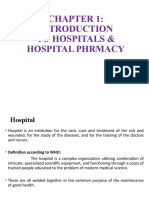 Introduction to Hospital Pharmacy