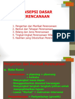 1-2. Konsepsi Dasar Perencanaan