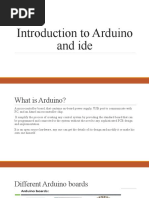 Introduction To Arduino and Ide