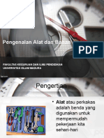 Karakteristik Alat Dan Bahan