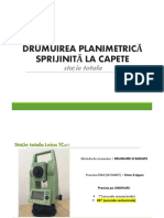 Drumuire Planimetrica Sprijinita La Capete - Statie Totala