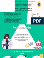 SEMANA 5 PRACTICA Normas y Regulación en La Prescripción de Fármacos TURNO C G1 UNMSM