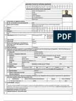 Application Format For Individual Applicants Application No. Application Date