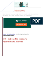 300+ TOP Sap MM Interview Questions and Answers