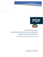 Laporan Evaluasi Pengembangan Dashboard