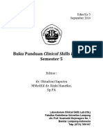 Buku Panduan Clinical Skills Lab CSL Semester 5