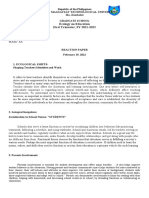 Reaction Paper Ecology Feb. 19, 2022