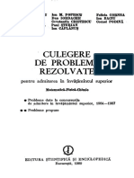 Culegere de Probleme Rezolvate Pt Admitere in Invatamintul Superior 1984-87 Mate-Fizica-Chimie (1988)