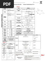 Feuille de Note Math SN Sec 4 | PDF