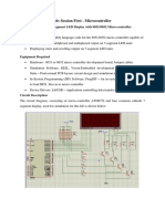 Embedded System Lab: Session First - Microcontroller