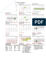 Kalender Pendidikan SD 014 Long Ikis 2021-2022