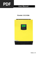 3KVA/5KVA Inverter/Charger Manual | PDF | Power Inverter | Battery Charger