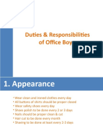 Duties & Responsibilities of Office Boys