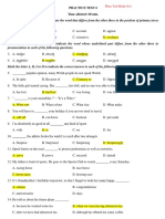 Practice Test 6 Time allotted: 60 min.: Phan Tuệ Minh-9A1