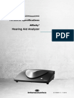 Interacoustics Technical Specifications Affinity