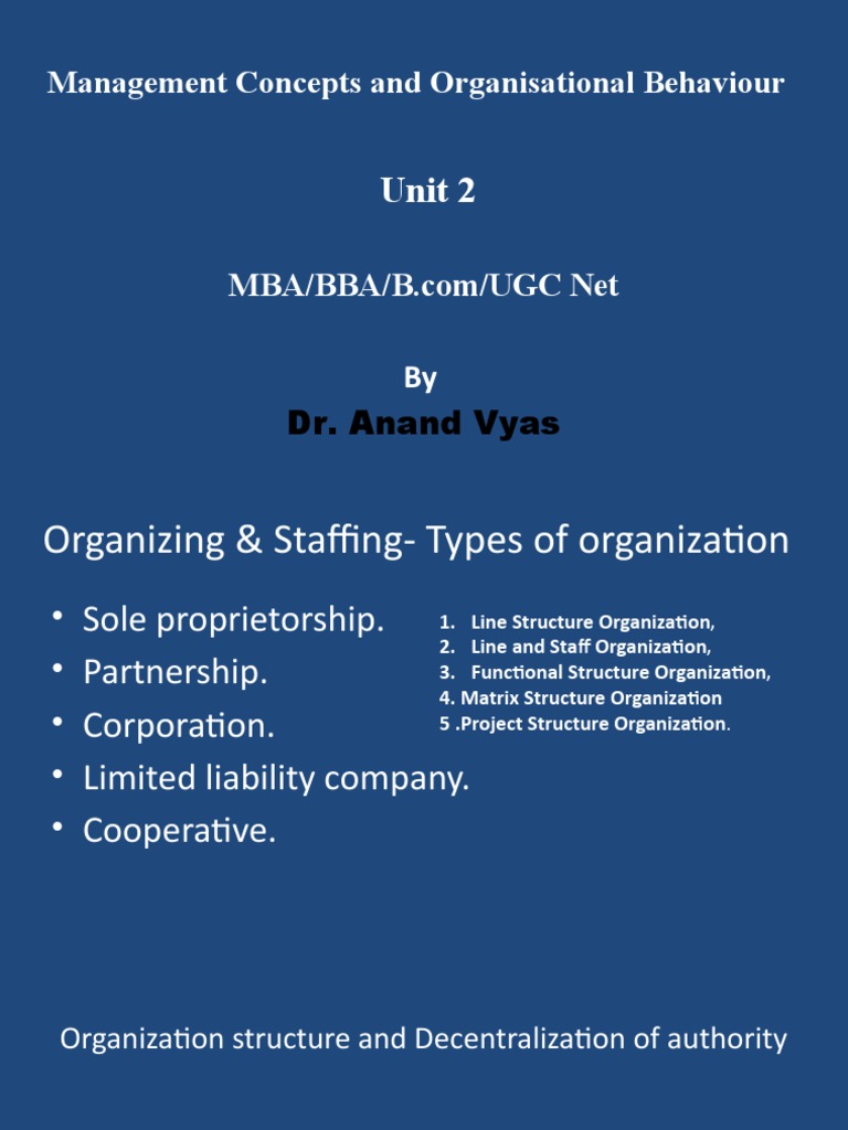 Organizational Structure and Staffing Guide | PDF | Internal Audit ...