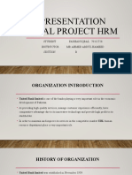Final Project Presentation HRM B Farhan Iqbal