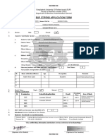 BUP stipend application form