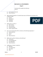 AE Exam 2012 (Mechanical Engineering (Paper-I) )