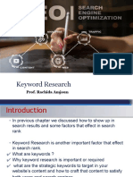 Keyword Research: Prof. Rachida Amjoun