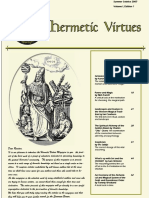 Hermetic Virtues Magazine - Issue 1 - Hermetic Virtues