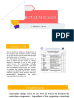 Curriculum Design: Jandy P. Ayson