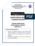 FILIPINO-10 Q1 Mod9
