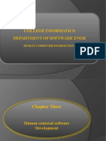 College Informatics Department of Software Engr: Human Computer Interaction