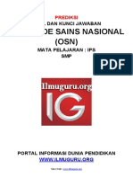 Ilmuguru Org Soal Osn Ips SMP PDF PDF Free