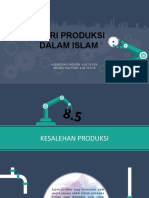 Teori Produksi Dalam Islam: AJENG RAYI FADJRIN 4.42.19.0.04 NIKADO KAUTSAR 4.42.19.0.18