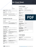 Git Cheat Sheet: Install & Update Git Track Changes