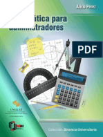 Alirio Pérez - Matemática para Administradores