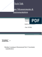 Tech Talk Electronic Measurements & Instrumentation: Name:M.Praveen Kumar, Roll - No:19951A04A7, Class:ECE (B)