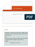 Determinan: Yan Batara Putra S.Si M.Si